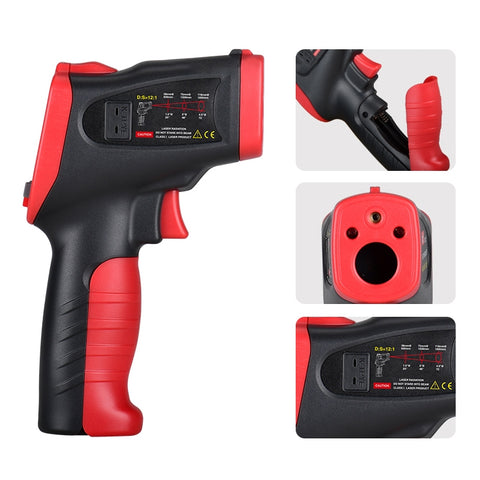 Wintact WT323A -50 Degree C~650 Degree C Handheld Portable Outdoor Non-contact Digital Infrared Thermometer, WT323A