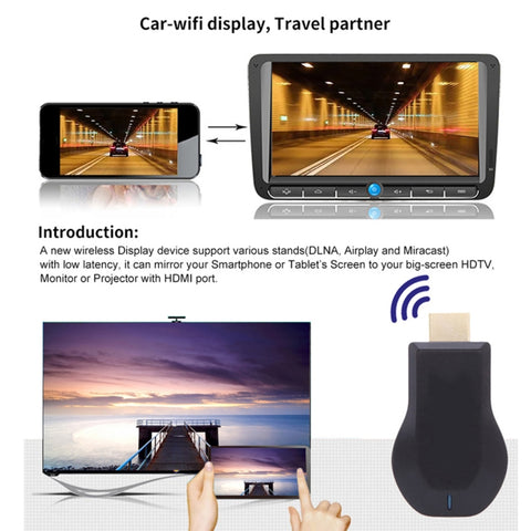 M9 Plus Wireless WiFi Display Dongle Receiver Airplay Miracast DLNA 1080P HDMI TV Stick, M9 Plus