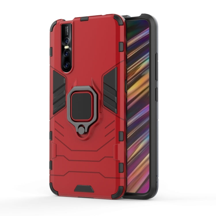 PC + TPU Shockproof Protective Case for Vivo V15 Pro, with Magnetic Ring Holder, For Vivo V15 Pro