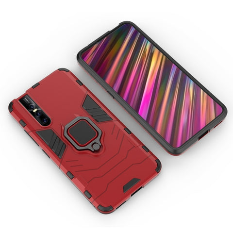 PC + TPU Shockproof Protective Case for Vivo V15 Pro, with Magnetic Ring Holder, For Vivo V15 Pro