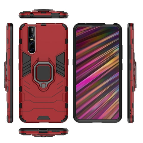 PC + TPU Shockproof Protective Case for Vivo V15 Pro, with Magnetic Ring Holder, For Vivo V15 Pro