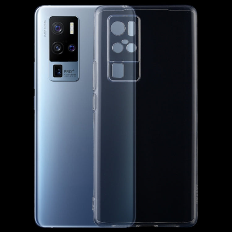 For Vivo X50 Pro+ 0.75mm Ultra-thin Transparent TPU Soft Protective Case, For Vivo X50 Pro+