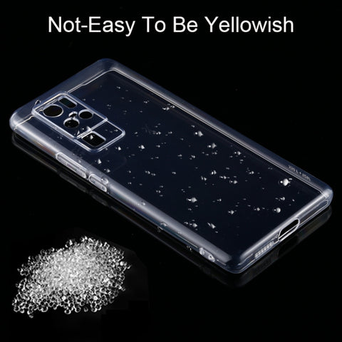 For Vivo X50 Pro+ 0.75mm Ultra-thin Transparent TPU Soft Protective Case, For Vivo X50 Pro+