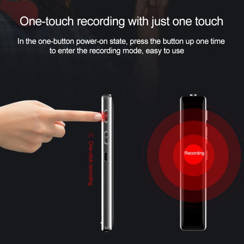 Q33 External Play MP3 Voice Control High Definition Noise Reduction Recording Pen, 8G, Support Password Protection & One-touch Recording, 8G