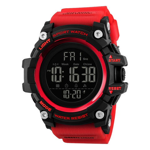 SKMEI 1384 Multifunctional Men Outdoor Fashion Noctilucent Waterproof LED Digital Watch