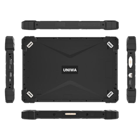 IP67 Waterproof Shockproof Dustproof, Windows 11, Intel Celeron J4105 Quad Core, Support WiFi / Bluetooth / RJ-45, US Plug, WinPad W108