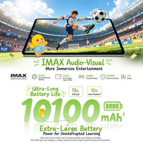 Honor Pad X10 Pro Max WiFi Tablet PC, 13.0 inch 8GB+128GB MagicOS 10 Gen2 Snapdragon 6s 4G Octa Core, 8GB+128GB