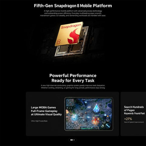 Xiaomi Pad 9 Pro 12.5 inch, 8GB+128GB, HyperOS 4.0 Qualcomm Snapdragon 8 Gen5 Octa Core, 8GB+128GB