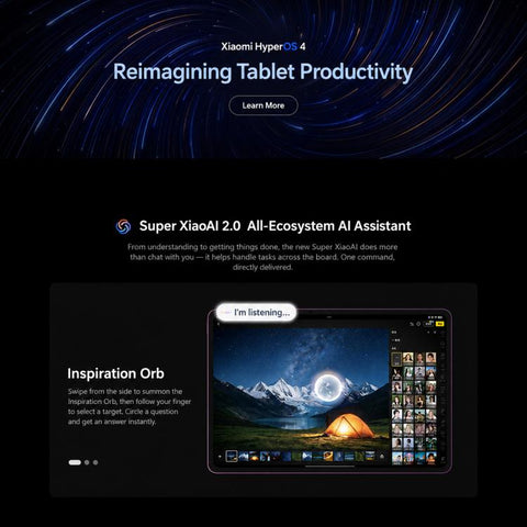 Xiaomi Pad 9 Pro Max 13.3 inch Soft Light Screen, 16GB+1TB, HyperOS 4, XRING O3 AI Deca Core CPU, 16GB+1TB Soft Light