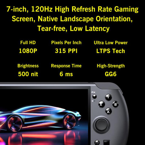 GPD WIN 5 Handheld Game Console, 64GB+2TB, 7 inch Windows 11 OS AMD Ryzen Al Max+ 395 CPU, US Plug, Al Max+ 395 / 64GB+2TB