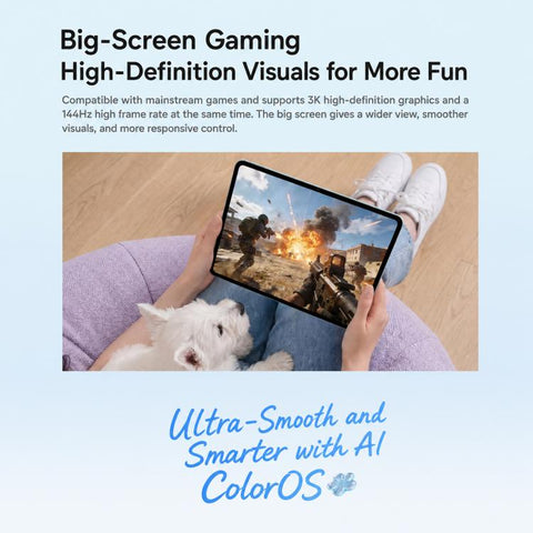 OPPO Pad 6 12.1 inch Soft Light Screen Tablet PC, 8GB+256GB, ColorOS 16 MediaTek Dimensity 9500s Octa Core, 8GB+256GB Soft Light