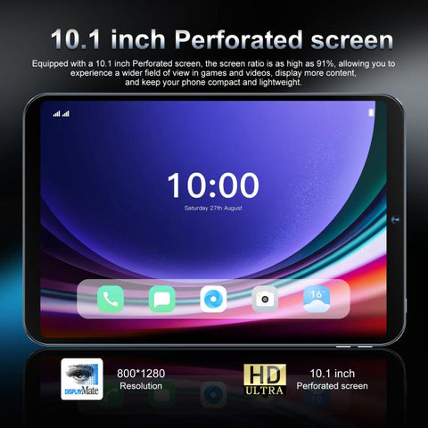 Tab 26 Ultra 10.1 inch 4G LTE Tablet PC, 4GB+64GB, Android 10 MTK6755 Octa Core, US Plug, US Plug