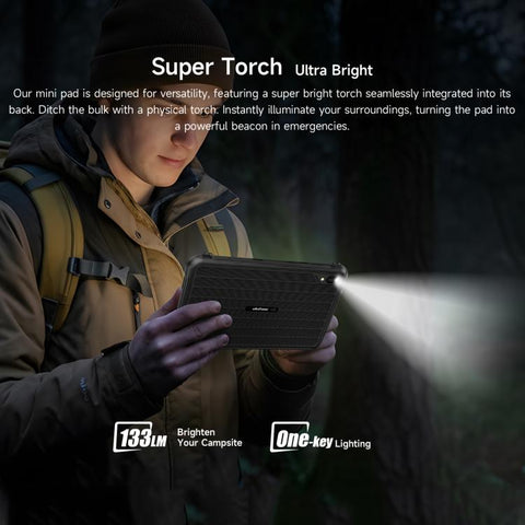 Ulefone Rugking Pad Pro Rugged Tablet PC, 8GB+128GB, 8.68 inch Android 16 Unisoc T7250 Octa Core 4G Network, EU Plug