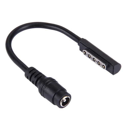 Microsoft 5 Pin Magnetic to 5.5x2.1mm Female Interfaces Power Adapter Charger Cable for Microsoft Surface RT / Pro 2 / Pro 1 Tablet
