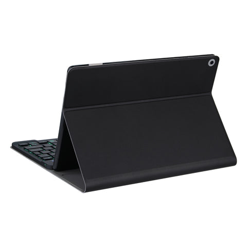 DY-M10ReL-S 2 in 1 Removable Bluetooth Keyboard + Protective Leather Tablet Case with Backlight & Holder for Lenovo Tab M10 FHD REL, For Lenovo Tab M10 FHD REL