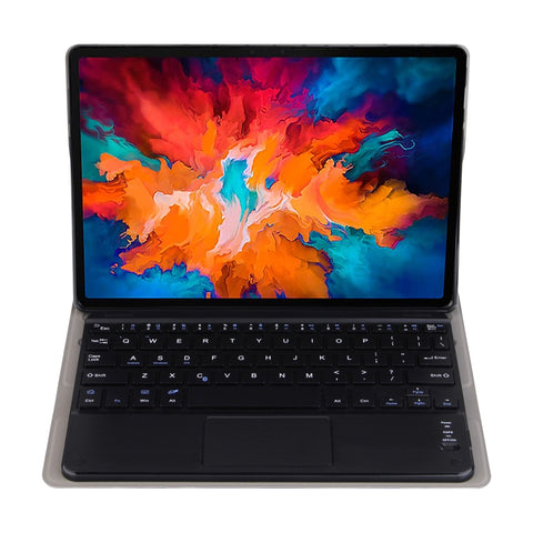 DY-M10ReL-C 2 in 1 Removable Bluetooth Keyboard + Protective Leather Tablet Case with Touchpad & Holder for Lenovo Tab M10 FHD REL, For Lenovo Tab M10 FHD REL