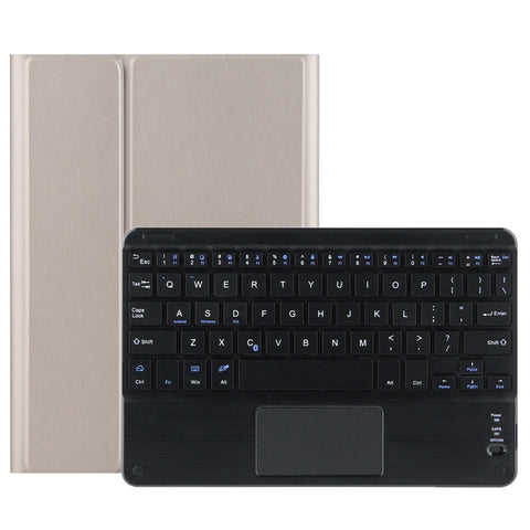 DY-M10ReL-C 2 in 1 Removable Bluetooth Keyboard + Protective Leather Tablet Case with Touchpad & Holder for Lenovo Tab M10 FHD REL, For Lenovo Tab M10 FHD REL