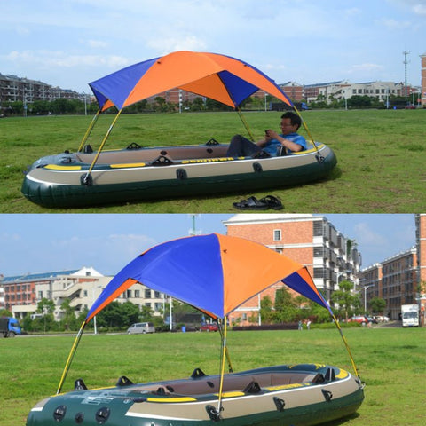 68347 Folding Awning Canoe Rubber Inflatable Boat Parasol Tent for 2 Person,Boat is not Included, 68347