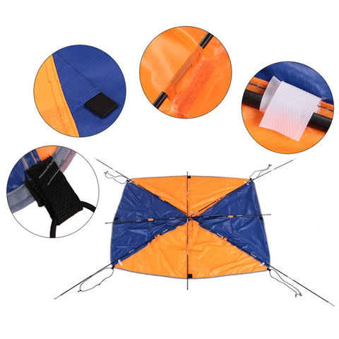 68351 Folding Awning Canoe Rubber Inflatable Boat Parasol Tent for 4 Person,Boat is not Included, 68351