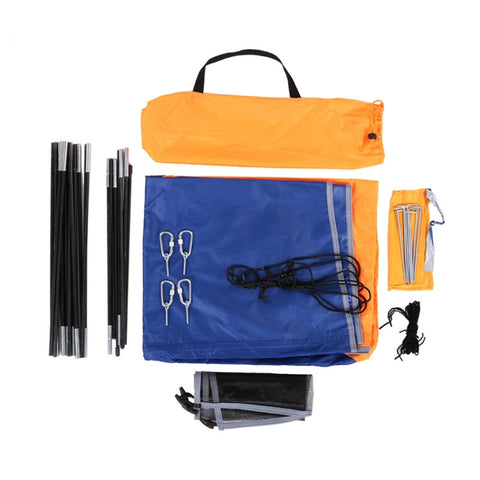 68351 Folding Awning Canoe Rubber Inflatable Boat Parasol Tent for 4 Person,Boat is not Included, 68351
