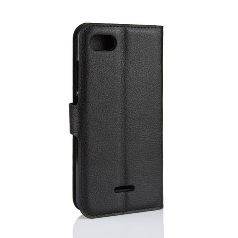 Litchi Texture Horizontal Flip Leather Case for Xiaomi Redmi 6A, with Wallet & Holder & Card Slots, For Redmi 6A