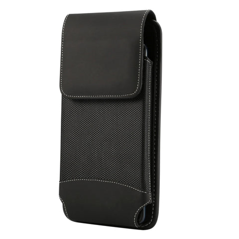 Universal Hanging Waist Oxford Cloth Case for 6.4-6.5 inch Mobile Phones, with Carabiner, 6.5 inch