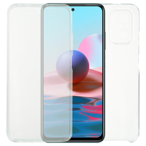 For Xiaomi Redmi Note 10 PC+TPU Ultra-Thin Double-Sided All-Inclusive Transparent Case, For Xiaomi Redmi Note 10