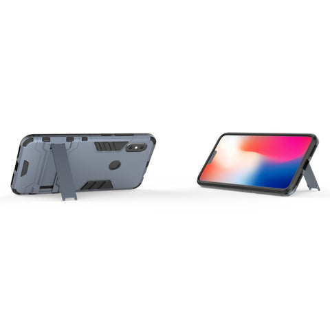Shockproof PC + TPU  Case for Xiaomi Redmi Note 6, with Holder, Xiaomi Redmi Note 6