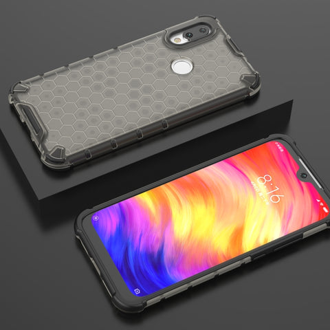 Shockproof Honeycomb PC + TPU Case for Xiaomi Redmi 7, For Xiaomi Redmi 7, For Xiami Redmi 7