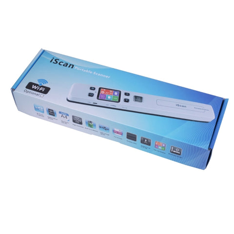 iScan02 WiFi Double Roller Mobile Document Portable Handheld Scanner with LED Display,  Support 1050DPI  / 600DPI  / 300DPI  / PDF / JPG / TF, WiFi iScan02 Black, WiFi iScan02 White