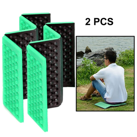 2 PCS Portable Folding Cellular Massage Cushion Outdoors Damp Proof Picnic Seat Mats EVA Pad, 2 PCS (Purple), 2 PCS (Red), 2 PCS (Dark green), 2 PCS (Grass green), 2 PCS (Orange), 2 PCS (Blue)