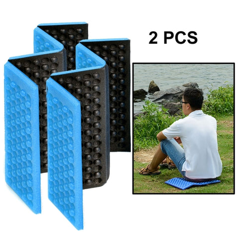 2 PCS Portable Folding Cellular Massage Cushion Outdoors Damp Proof Picnic Seat Mats EVA Pad, 2 PCS (Purple), 2 PCS (Red), 2 PCS (Dark green), 2 PCS (Grass green), 2 PCS (Orange), 2 PCS (Blue)