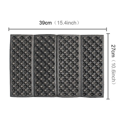 2 PCS Portable Folding Cellular Massage Cushion Outdoors Damp Proof Picnic Seat Mats EVA Pad, 2 PCS (Purple), 2 PCS (Red), 2 PCS (Dark green), 2 PCS (Grass green), 2 PCS (Orange), 2 PCS (Blue)