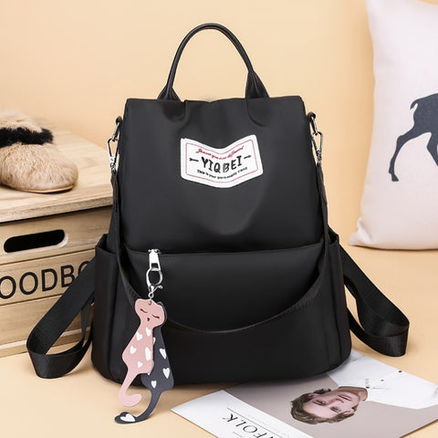 Multi-function Anti-theft Backpack Crossbody Casual Tote Bag with Accessories Pendant, 624