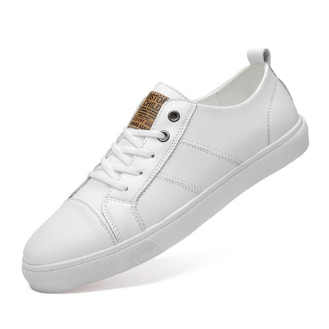 Microfiber Leather Upper Simple Solid Color Casual Shoes for Men, 38, 39, 40, 41, 42, 43