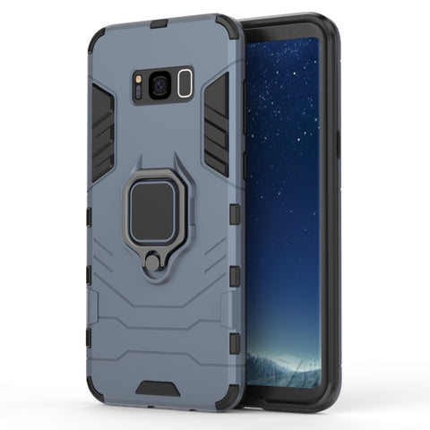 PC + TPU Shockproof Protective Case for Galaxy S8+, with Magnetic Ring Holder, For Galaxy S8+