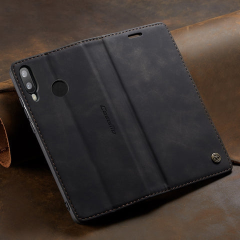 CaseMe Multifunctional Retro Frosted Horizontal Flip Leather Case for Huawei P Smart 2019 /  Honor 10 Lite, with Card Slots & Holder & Wallet, For Huawei P Smart 2019