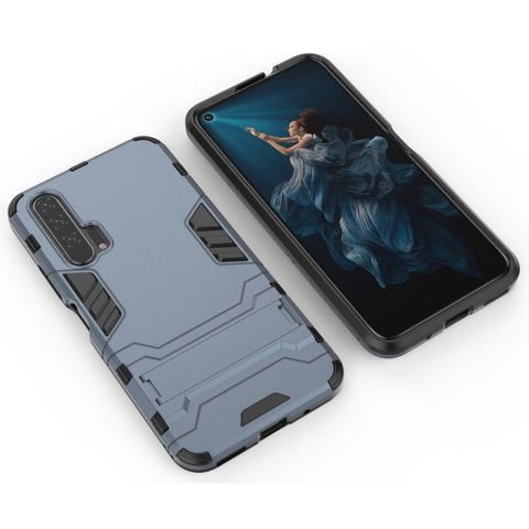 Shockproof PC + TPU Case for Huawei Honor 20 Pro, with Holder, For Honor 20 Pro