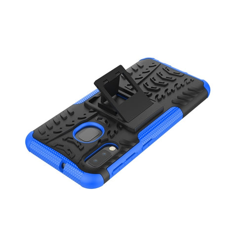 Tire Texture TPU+PC Shockproof Case for Galaxy A20e / A10e, with Holder, For Galaxy A20e