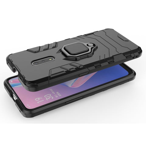 PC + TPU Shockproof Protective Case for OPPO K3 /Realme X, with Magnetic Ring Holder, For OPPO K3