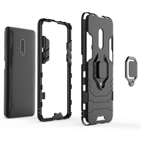 PC + TPU Shockproof Protective Case for OPPO K3 /Realme X, with Magnetic Ring Holder, For OPPO K3