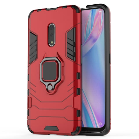 PC + TPU Shockproof Protective Case for OPPO K3 /Realme X, with Magnetic Ring Holder, For OPPO K3