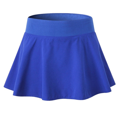 Tennis Dance Yoga Quick Drying Anti Light Lining Skirt Pants (Color:Rose Red Size:XXL), S, M, L, XL, XXL