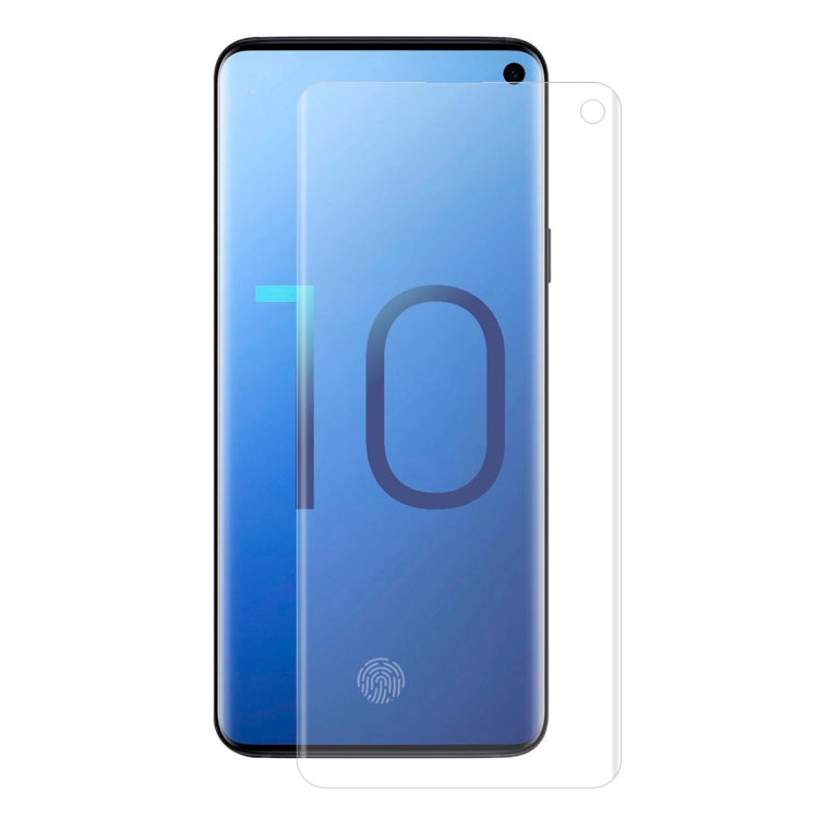 ENKAY Hat-prince 3D Full Screen PET Curved Hot Bending HD Screen Protector Film for Galaxy S10, Galaxy S10
