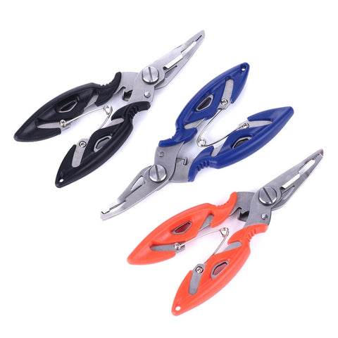 HENGJIA QT014 Multifunctional Stainless Steel Jaw Fishing Pliers Scissors Hook Removal Tool Line Cutter Fishing Tackle, HENGJIA QT014