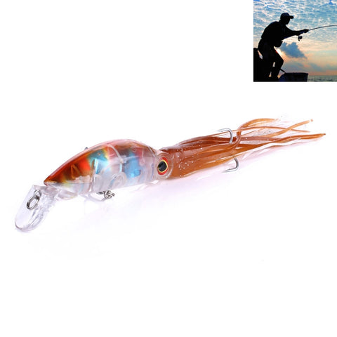 HENGJIA JIZ002 10cm/16.6g Big Octopus Squid Shaped Hard Baits Long Shot Fishing Lures Tackle Baits Fit Sea Fishing and Freshwater Fishing, JIZ002 A, JIZ002 B, JIZ002 C, JIZ002 D, JIZ002 E, JIZ002 F, JIZ002 G, JIZ002 H