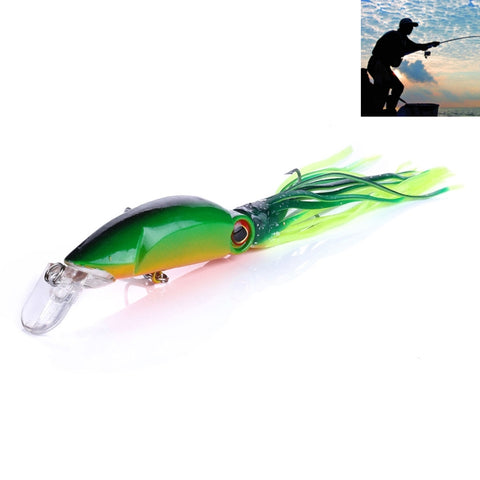 HENGJIA JIZ002 10cm/16.6g Big Octopus Squid Shaped Hard Baits Long Shot Fishing Lures Tackle Baits Fit Sea Fishing and Freshwater Fishing, JIZ002 A, JIZ002 B, JIZ002 C, JIZ002 D, JIZ002 E, JIZ002 F, JIZ002 G, JIZ002 H